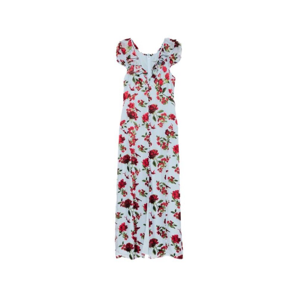 Alice+Olivia Women Tara Printed Long Dress